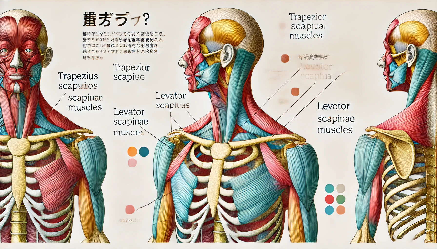 肩が凝っているのはどの筋肉が原因？